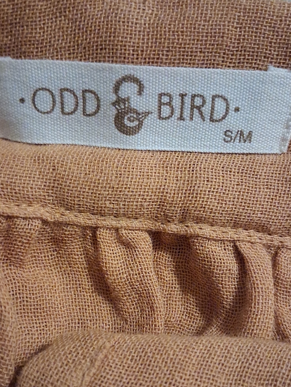 NWT Oddbird Gauze Wrap Skirt S/M Marigold - Picture 8 of 9